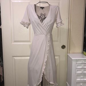 Baby pink topshop dress